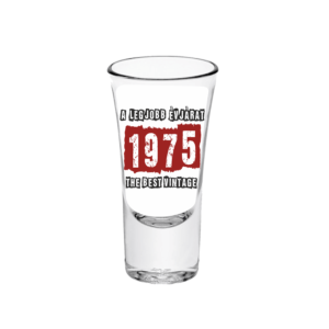 A legjobb évjárat - 1975 - Feles pálinkás pohár termék minta