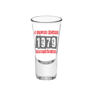 A legjobb évjárat - 1979 - Feles pálinkás pohár termék minta