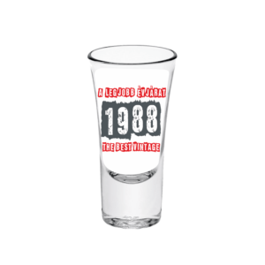 A legjobb évjárat - 1988 - Feles pálinkás pohár termék minta