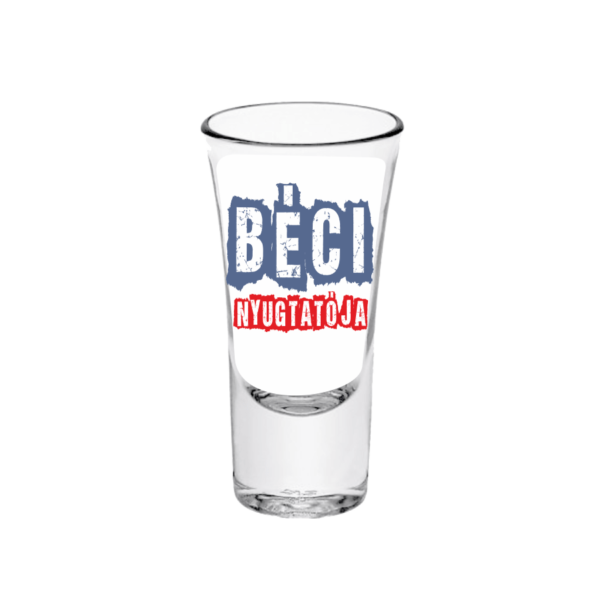Béci nyugtatója - Feles pálinkás pohár termék minta