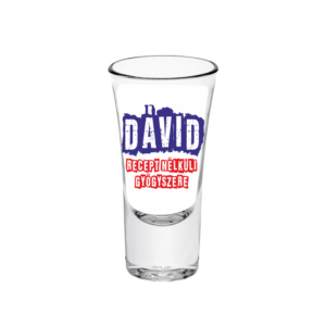 Dávid recept nélküli gyógyszere - Feles pálinkás pohár termék minta