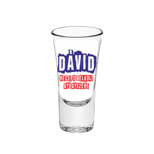 Dávid recept nélküli gyógyszere - Feles pálinkás pohár termék minta