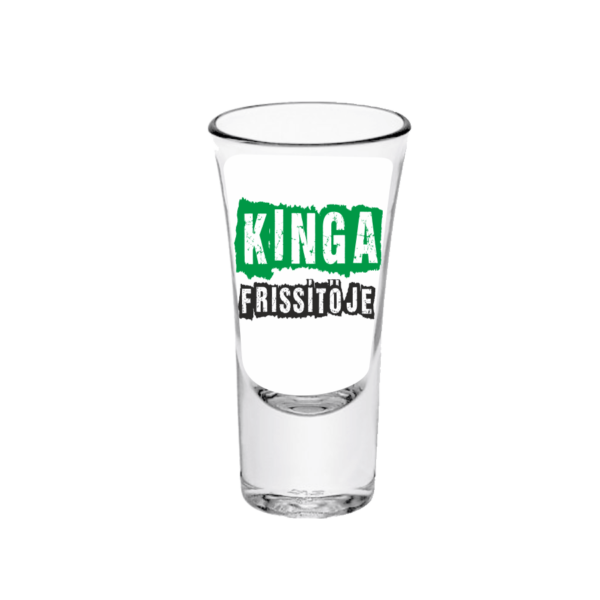 Kinga frissítője - Feles pálinkás pohár termék minta