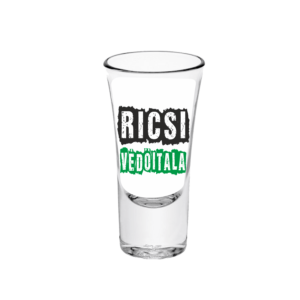 Ricsi védőitala - Feles pálinkás pohár termék minta