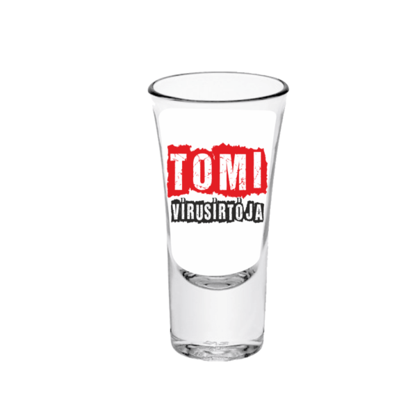 Tomi vírusírtója - Feles pálinkás pohár termék minta