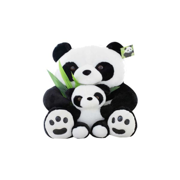40 cm-es Plüss játék Panda kis pandával termék minta