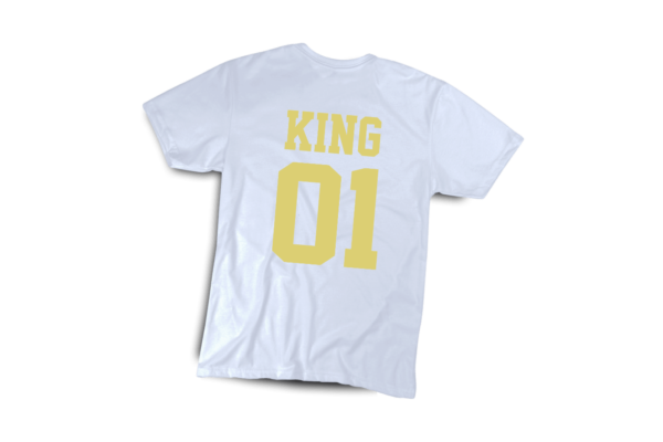 King 01 férfi arany2 póló minta termék kép