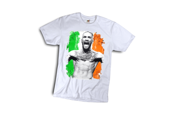 Connor McGregor férfi fehér póló minta termék kép
