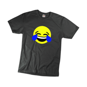 Nevető emoji vicces férfi póló termék minta