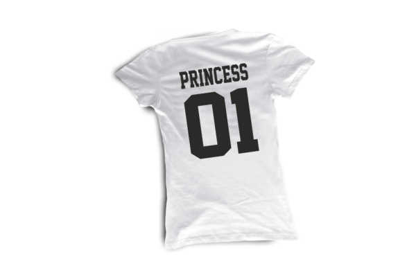 Princess 01 női fekete póló minta termék kép