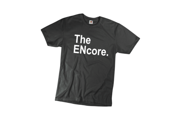 The Encore vicces férfi póló termék minta