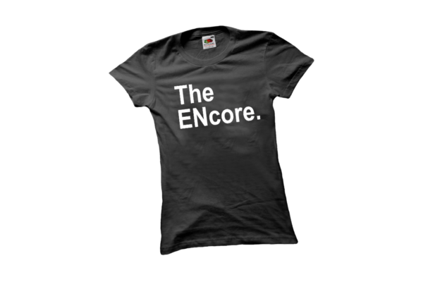 The Encore vicces női póló termék minta