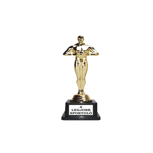 A legjobb sportoló Oscar díj szobor termék minta