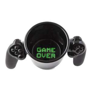 Különleges formájú Game Over - controller kerámia bögre termék kép