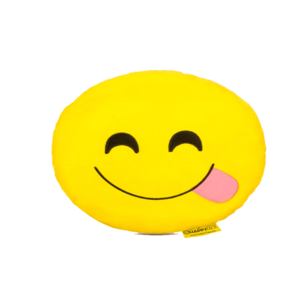 Nyelves Smiley plüss emoji párna termék kép