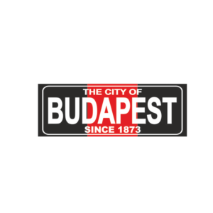 Budapest fekete hűtőmágnes termék minta