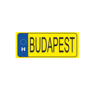 Budapest sárga hűtőmágnes termék minta
