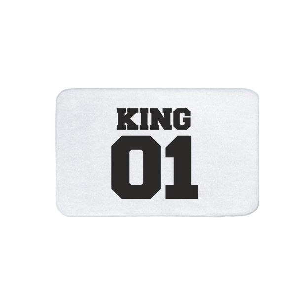 King 01 vicces fürdőszoba szőnyeg termék minta