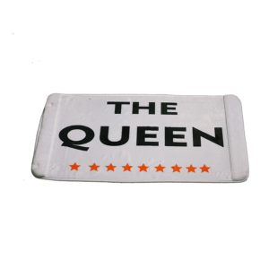 The Queen vicces fürdőszoba szőnyeg termék minta
