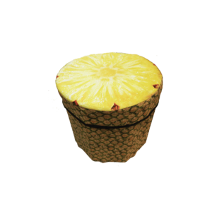 Ananász mintás Tárolós puff termék minta