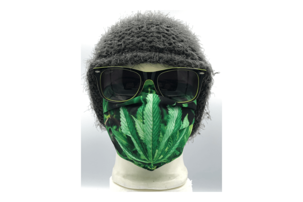 Cannabis mintás szájmaszk termék kép