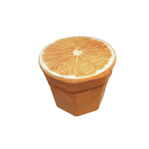 Narancs mintás Tárolós puff termék minta
