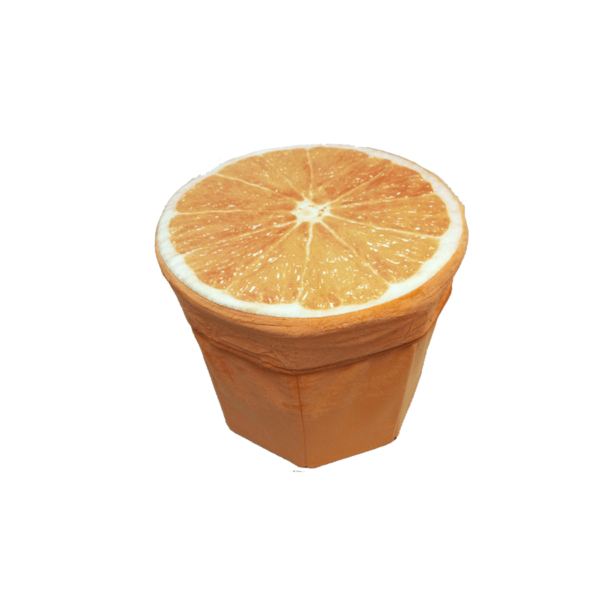Narancs mintás Tárolós puff termék minta